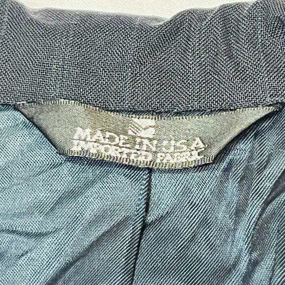 Chaps By Ralph Lauren Virgin Wool Blazer Large Blue Button Pockets Nordstroms - Picture 6 of 14